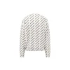 Suéter Mini Allover Logo «Blanco Negro» 736247T32339054