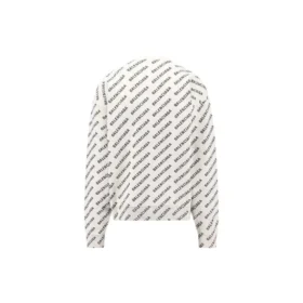 Suéter Mini Allover Logo «Blanco Negro» 736247T32339054