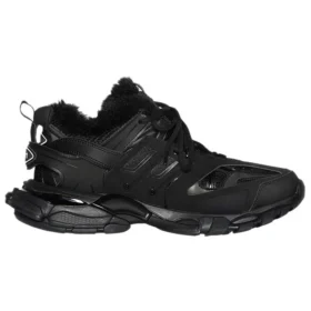 Track Sneaker «Pelo sintético negro» 668556W3CQ11000