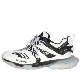 Track Sneaker «Suela transparente – Blanco Negro» 647741W3BZ29010