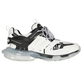 Track Sneaker «Suela transparente – Blanco Negro» 647741W3BZ29010