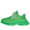 Triple S «Suela transparente – Verde» 544351W2GA13510