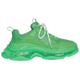 Triple S «Suela transparente – Verde» 544351W2GA13510