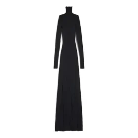 Vestido liso sin costuras «Negro» 788288T52131000