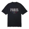 Vestido tipo camiseta Paris Strass «Negro» 777750TRVL71000