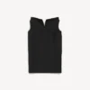 Vestido tipo vareuse para mujer en negro