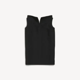 Vestido tipo vareuse para mujer en negro Vestido tipo vareuse para mujer en negro