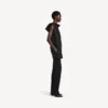 Vestido tipo vareuse para mujer en negro