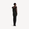 Vestido tipo vareuse para mujer en negro