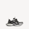 Zapatilla 3XL para mujer en negro/plateado Zapatilla 3XL para mujer en negro/plateado
