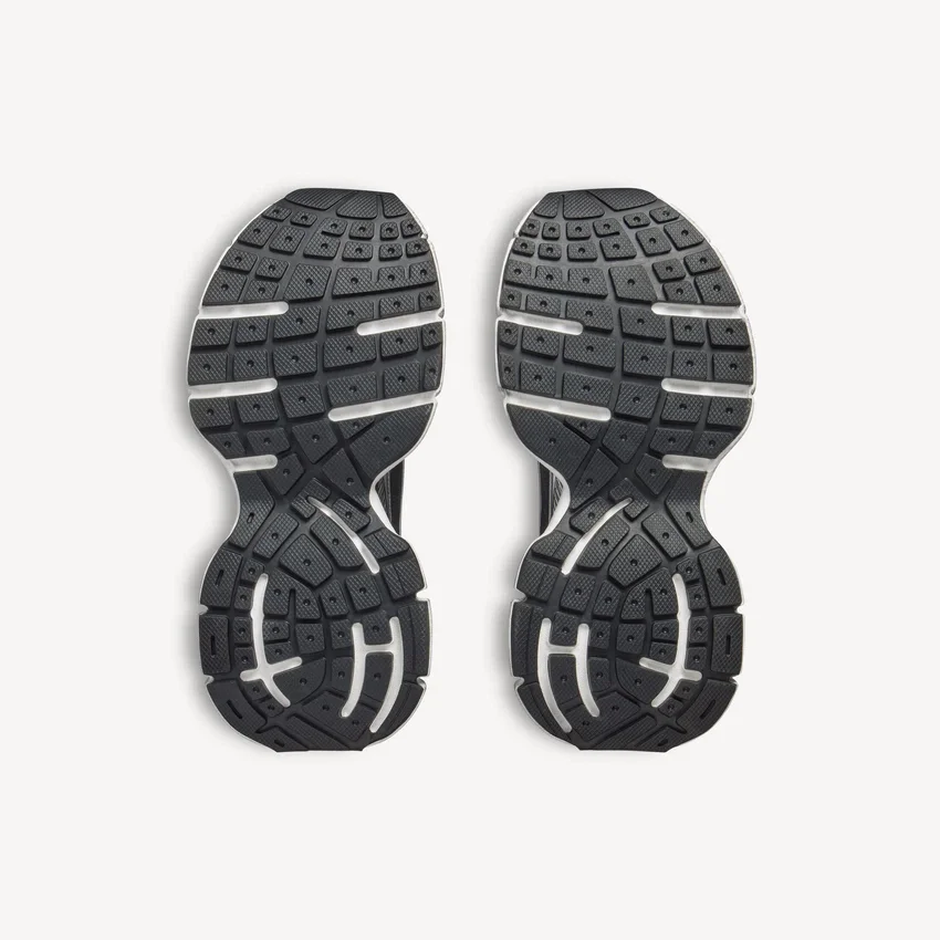 Zapatilla 3XL para mujer en negro/plateado Zapatilla 3XL para mujer en negro/plateado