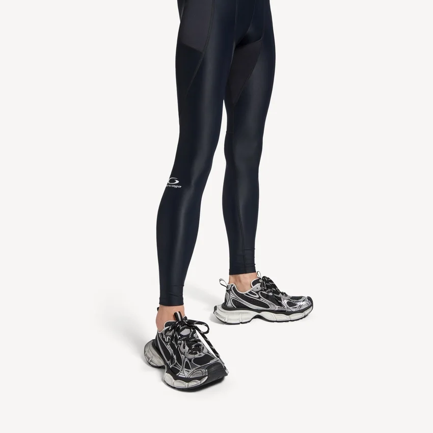 Zapatilla 3XL para mujer en negro/plateado Zapatilla 3XL para mujer en negro/plateado