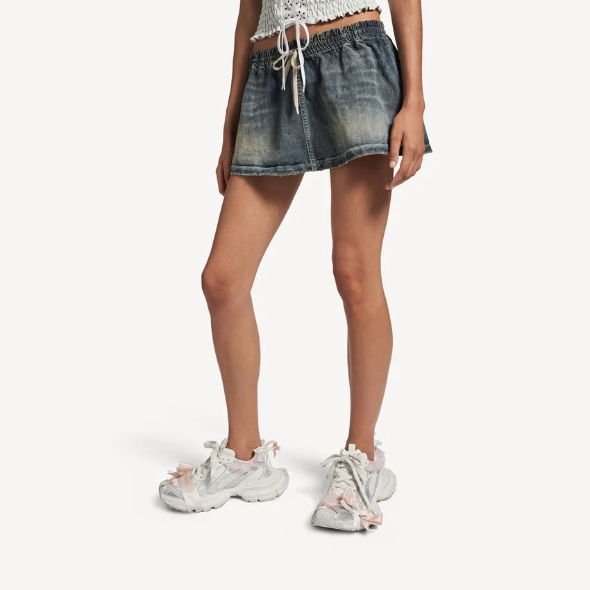 Zapatilla con cordones para mujer 3XL en blanco/rosa claro Zapatilla con cordones para mujer 3XL en blanco/rosa claro