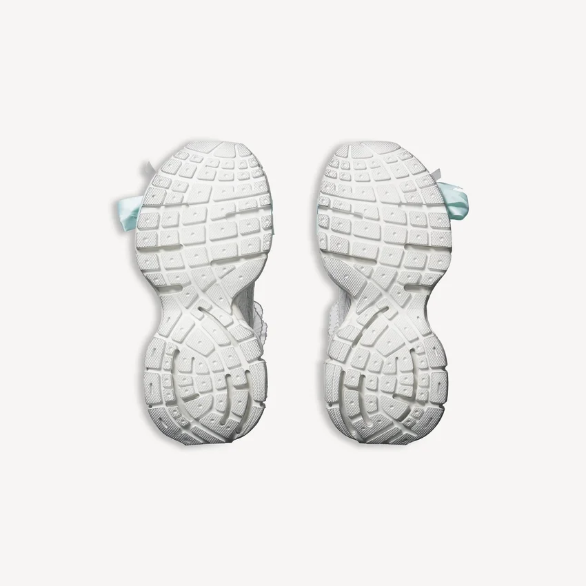 Zapatilla con cordones para mujer 3XL en color topo/blanco/azul claro Zapatilla con cordones para mujer 3XL en color topo/blanco/azul claro