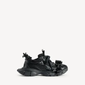 Zapatilla con cordones para mujer 3XL en negro