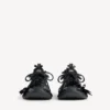 Zapatilla con cordones para mujer 3XL en negro Zapatilla con cordones para mujer 3XL en negro