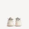 Zapatilla con plataforma de gamuza «Hamptons» para mujer en beige/negro