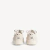 Zapatilla con plataforma de gamuza «Hamptons» para mujer en beige/negro