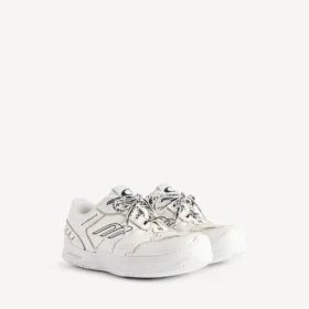 Zapatilla con plataforma «Hamptons» para mujer en blanco
