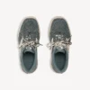 Zapatillas de denim «Hamptons» para mujer en azul/blanco roto