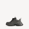 Zapatilla de lona Triple S para hombre en negro