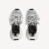 Zapatilla degradada 3XL para hombre en negro/gris/blanco