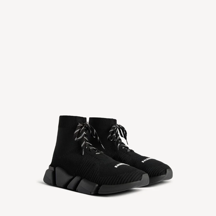Zapatilla deportiva con cordones Speed 2.0 para mujer en negro Zapatilla deportiva con cordones Speed 2.0 para mujer en negro