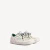 Zapatilla deportiva de hombre «Hamptons» de estilo desgastado medio en beige/verde Zapatilla deportiva de hombre «Hamptons» de estilo desgastado medio en beige/verde