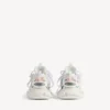 Zapatilla deportiva de mujer con moño en blanco/rosa Zapatilla deportiva de mujer con moño en blanco/rosa