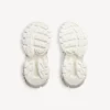 Zapatilla deportiva de mujer con moño en blanco/rosa Zapatilla deportiva de mujer con moño en blanco/rosa