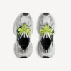 Zapatilla deportiva para hombre 3XL con cordones entrecruzados en gris/amarillo neón Zapatilla deportiva para hombre 3XL con cordones entrecruzados en gris/amarillo neón