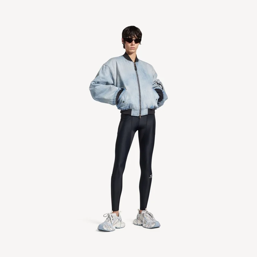Zapatilla deportiva para mujer 3XL con cordones y logotipo en blanco/blanco roto/azul claro
