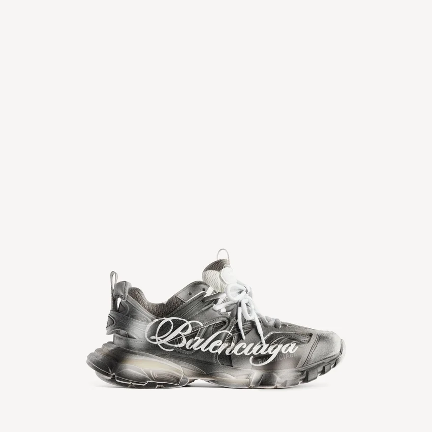 Zapatilla deportiva para mujer con logotipo estampado en negro/blanco Zapatilla deportiva para mujer con logotipo estampado en negro/blanco