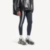 Zapatilla deportiva para mujer con logotipo estampado en negro/blanco Zapatilla deportiva para mujer con logotipo estampado en negro/blanco