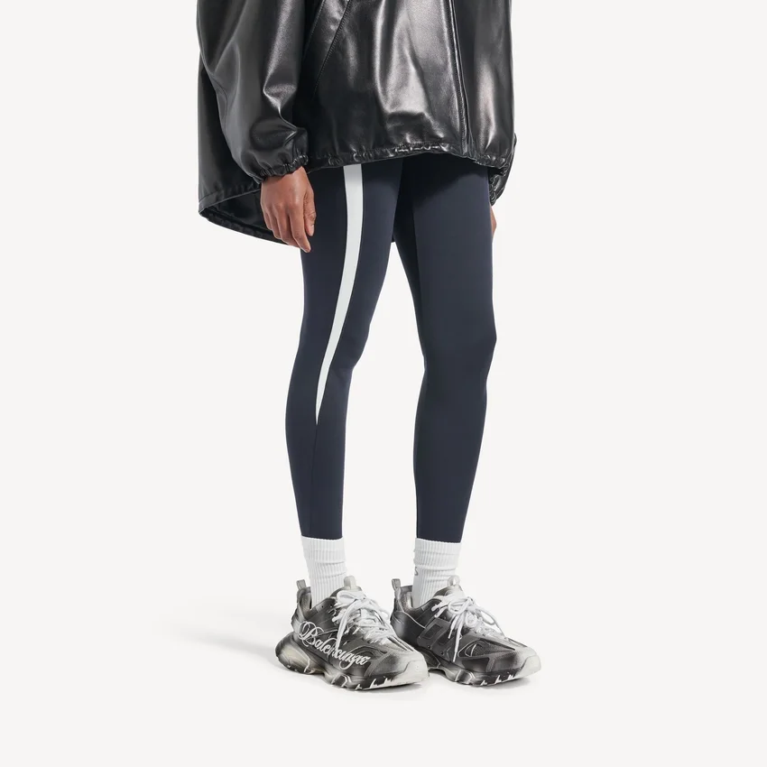 Zapatilla deportiva para mujer con logotipo estampado en negro/blanco Zapatilla deportiva para mujer con logotipo estampado en negro/blanco