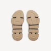 Zapatilla deportiva Speed 2.0 para mujer con suela transparente y tejido de punto reciclado en negro/beige