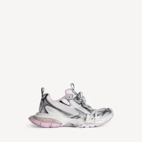 Zapatilla Gel Clearsole 3XL para mujer en blanco/rosa/negro