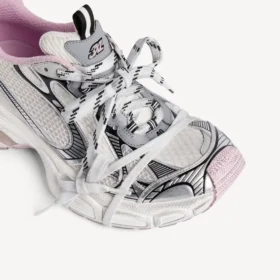 Zapatilla Gel Clearsole 3XL para mujer en blanco/rosa/negro