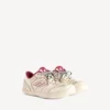 Zapatilla deportiva «Hamptons» para mujer, estilo desgastado medio, en color blanco roto/rojo Zapatilla deportiva «Hamptons» para mujer, estilo desgastado medio, en color blanco roto/rojo