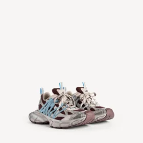 Zapatilla Interlace para mujer talla 3XL en marrón/beige/azul