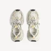 Zapatilla para hombre 3XL con dijes en blanco/amarillo/plata/negro