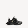 Zapatilla para hombre talla 3XL con dijes en negro/plateado Zapatilla para hombre talla 3XL con dijes en negro/plateado