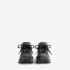 Zapatilla Runner de malla degradada para hombre en negro/azul/gris