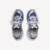 Zapatilla Runner para hombre con degradado en azul marino/rojo/gris
