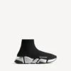 Zapatilla Speed 2.0 de punto reciclado para mujer en negro/plateado Zapatilla Speed 2.0 de punto reciclado para mujer en negro/plateado