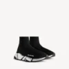 Zapatilla Speed 2.0 de punto reciclado para mujer en negro/plateado Zapatilla Speed 2.0 de punto reciclado para mujer en negro/plateado