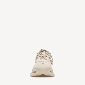 Zapatilla Triple S de suela transparente para hombre en blanco
