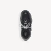 Zapatilla Triple S de suela transparente para mujer en negro Zapatilla Triple S de suela transparente para mujer en negro