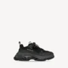 Zapatilla Triple S para hombre con suela transparente en negro Zapatilla Triple S para hombre con suela transparente en negro