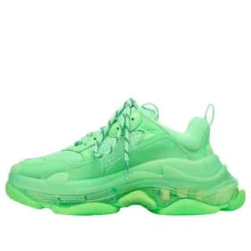 Zapatilla Triple S «Suela transparente – Verde neón» 541624W2CF13801